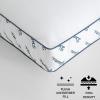 Dearfoams Bed Pillows – Standard/Queen Size – Set of 2 – Down Alternative Hotel Style Bed Pillow with 3″ Gusset for Back, Side and Stomach Sleepers