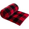 Dearfoams Microfiber 15 Pound Weighted Blanket, Navy, 60″x80″(Buffalo Plaid)