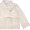 Dearfoams womens Plush Bathrobe, Comfortable Lounge Wear for Adults(Tan Slipper Heart)