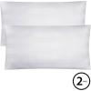 dearfoams King Size Jacquard Bed Pillows, Standard/Queen, Jacquared Stripe 2 Count(Jacquared Stripe)