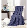 Dearfoams Microfiber 15 Pound Weighted Blanket, Navy, 60″x80″(Navy)