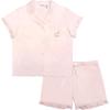 Dearfoams womens 2-piece Standard-fit Pajama Set, Soft & Comfortable Nightwear for Adults(Lotus)