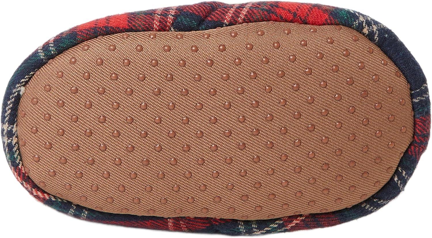 imageDearfoams Baby ampamp Kids Bear Matching Family Slipper Christmas GiftsNavy Plaid