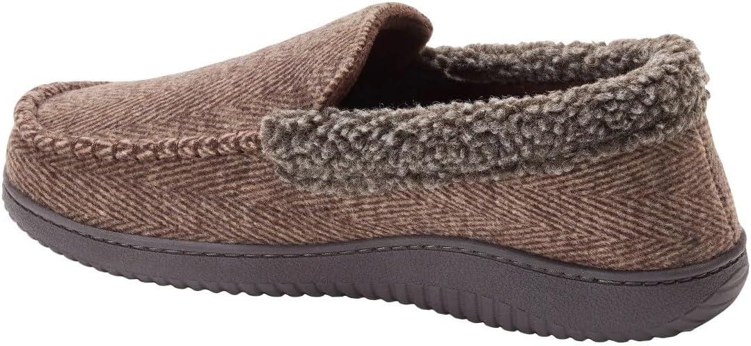 imageDearfoams Mens Brendan IndoorOutdoor Breathable Memory Foam Clog House Shoe with Wide Widths SlipperCoffee 3