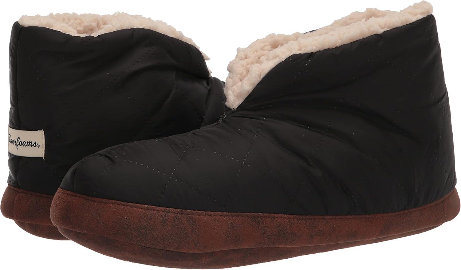 imageDearfoams Mens Heritage Warm Up BootieBlack Nylon