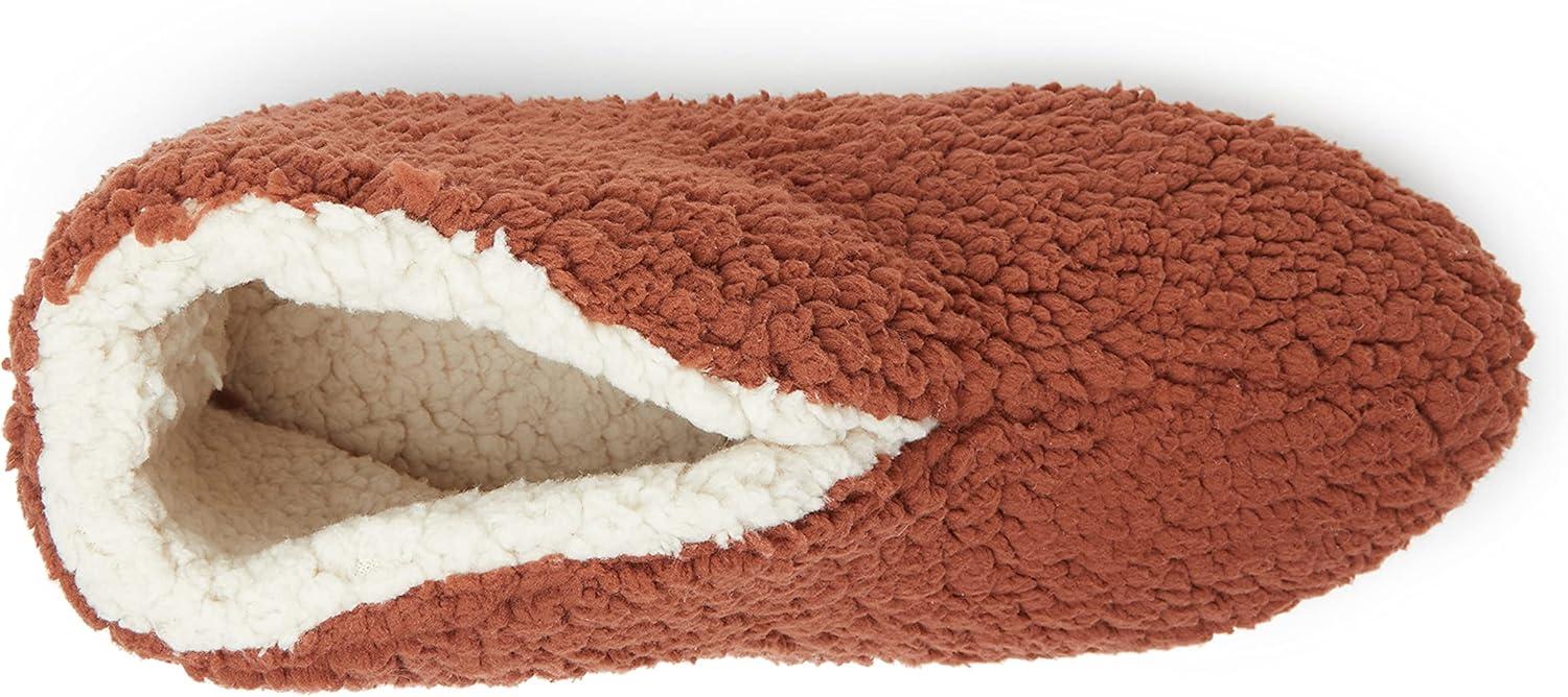 imageDearfoams Mens Heritage Warm Up BootieRustic Brown Sherpa