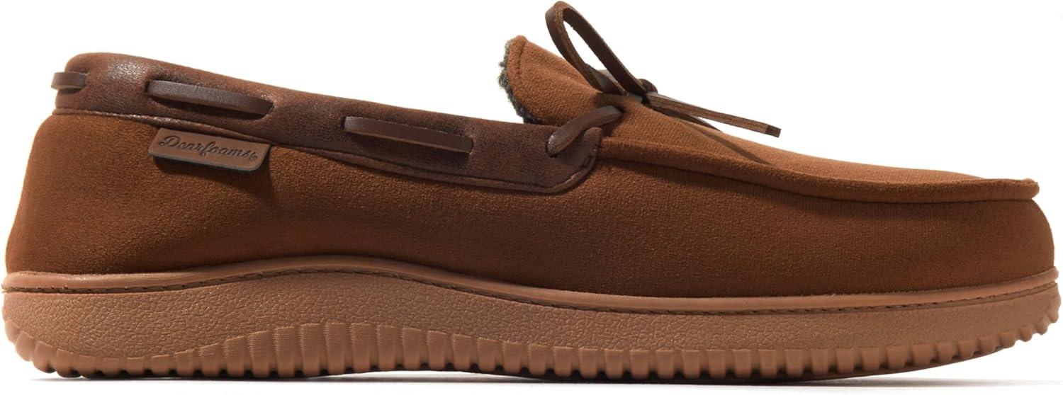 imageDearfoams Mens Indoor Outdoor Breathable Pierce MoccasinChestnut