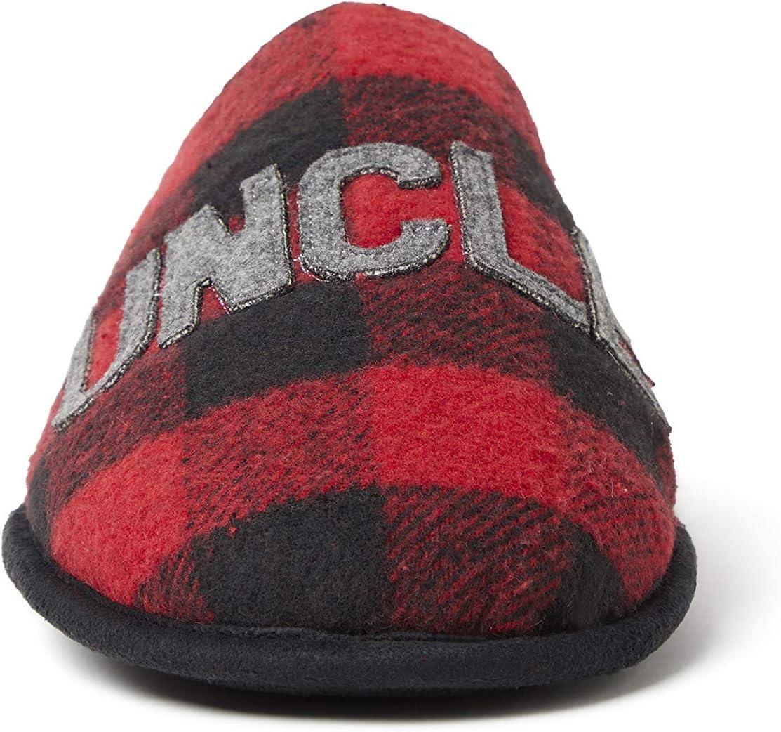 imageDearfoams Mens Uncle Bear SlipperFurry Plaid