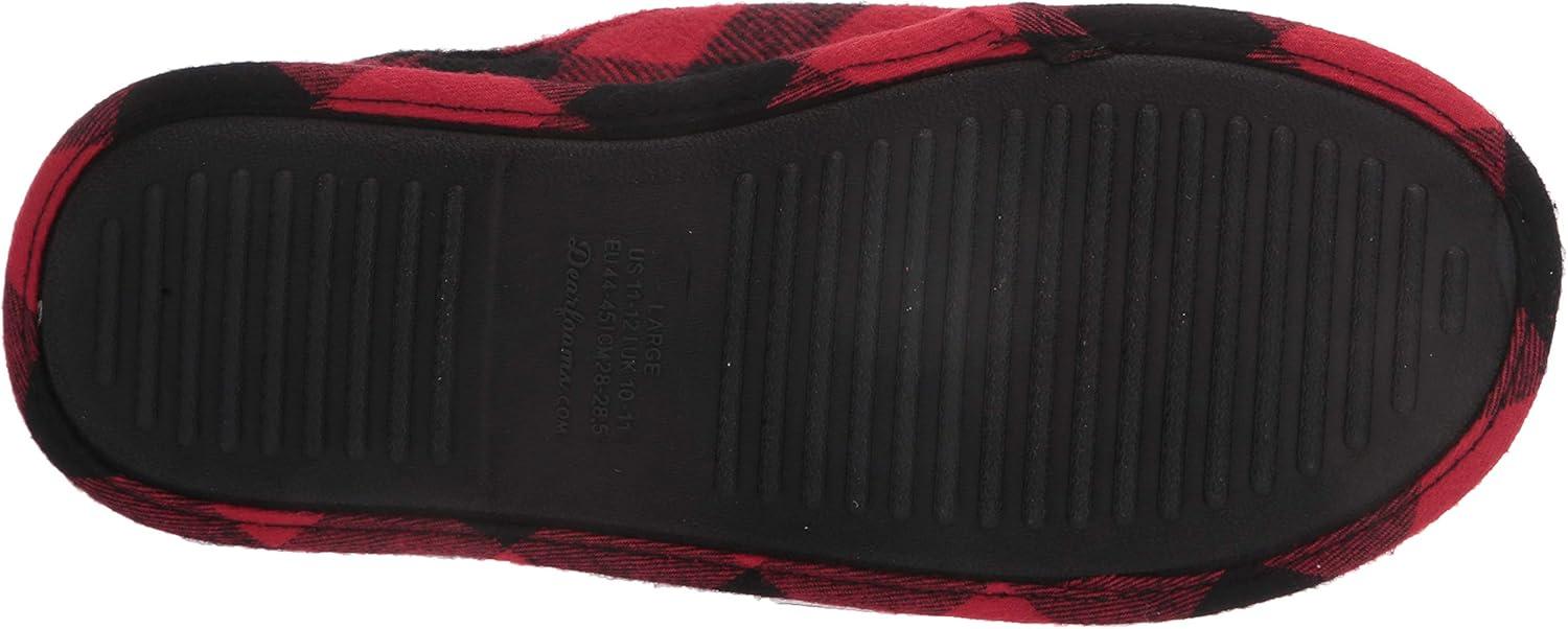 imageDearfoams Mens Uncle Bear SlipperRed Plaid