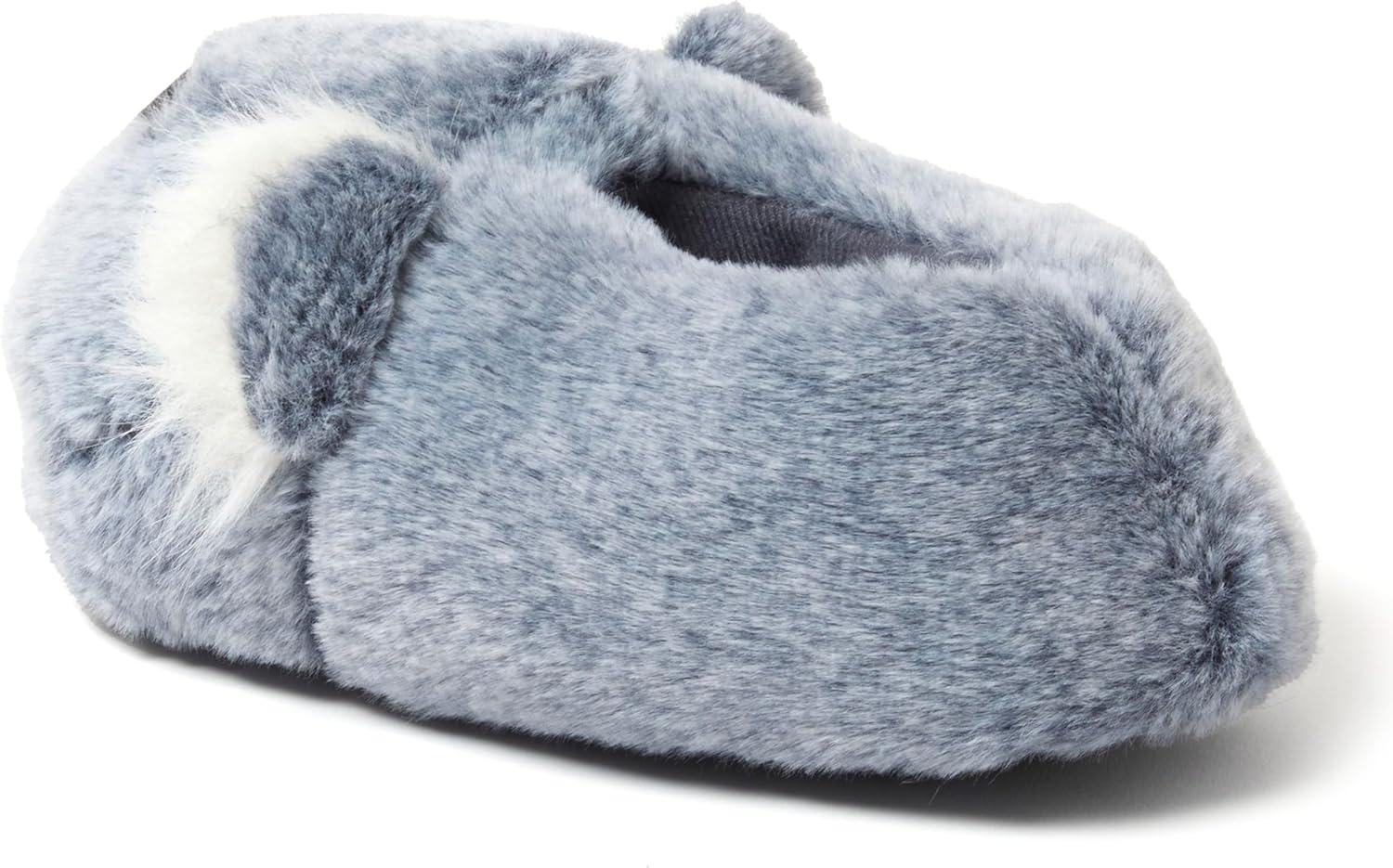imageDearfoams Womens Cozyfoams Plush Animal Slippers Fuzzy Character House Shoes Memory Foam ComfortKoala