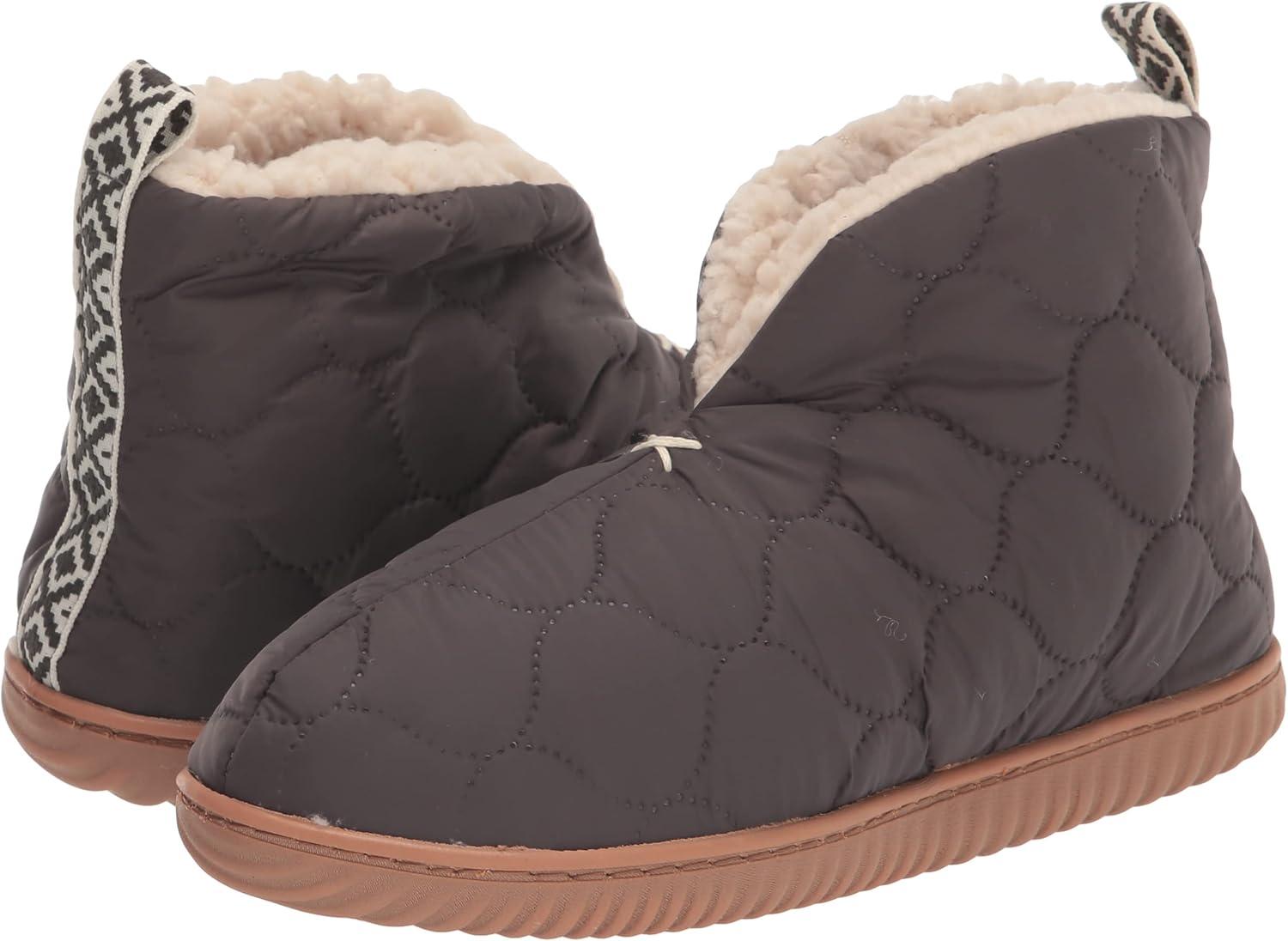 imageDearfoams Womens IndoorOutdoor Warm Up Bootie SlipperPavement