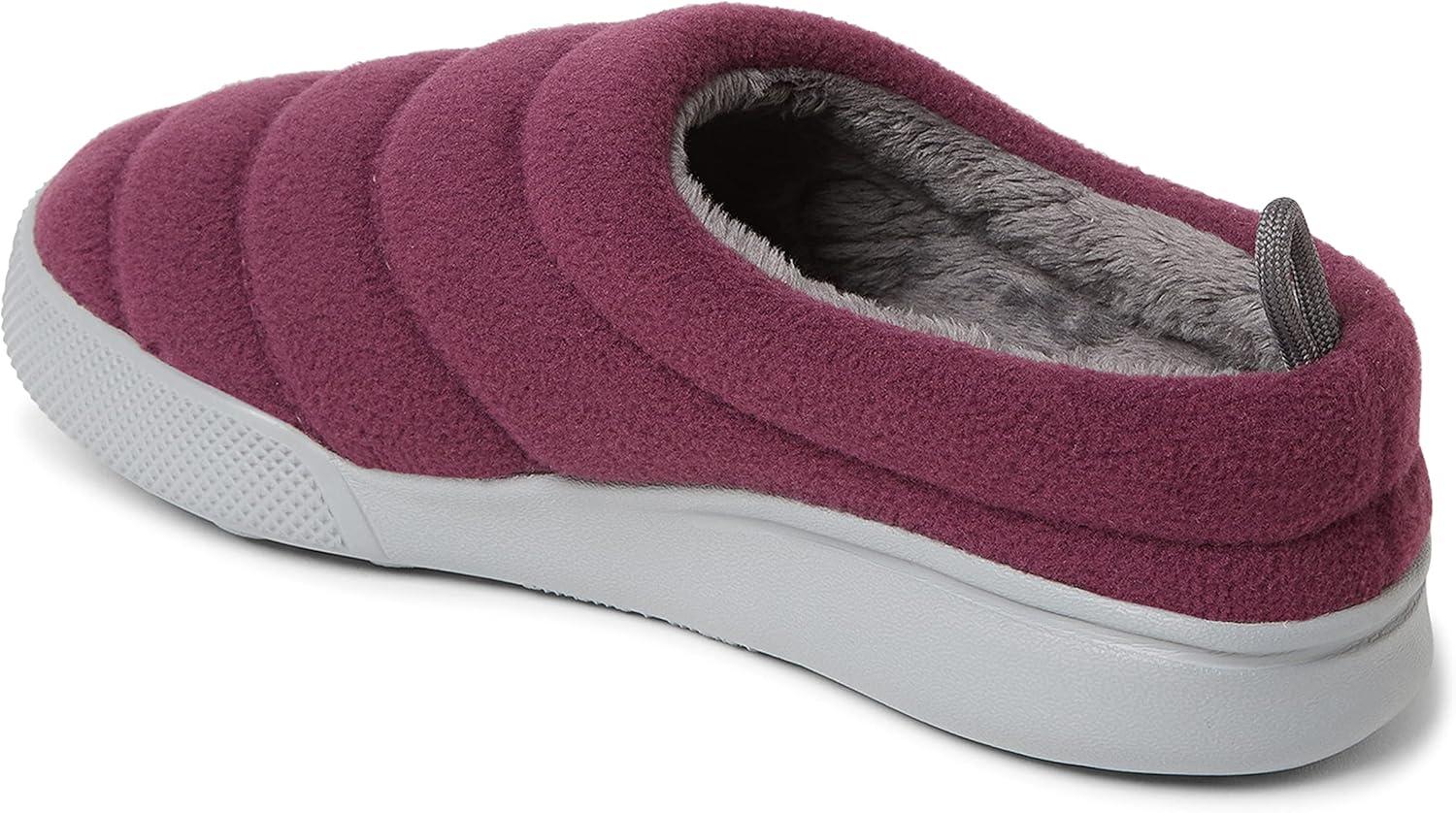 imageDearfoams Womens Kendra Sport Lounge Memory Foam ClogFig Fleece