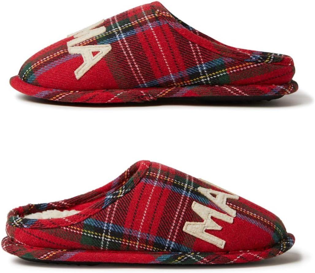 imageDearfoams Womens Mama Bear SlipperTartan Plaid