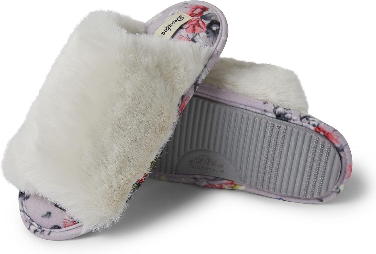 imageDearfoams Womens Mom Cozy Giftable Memory Foam SlippersMuslin