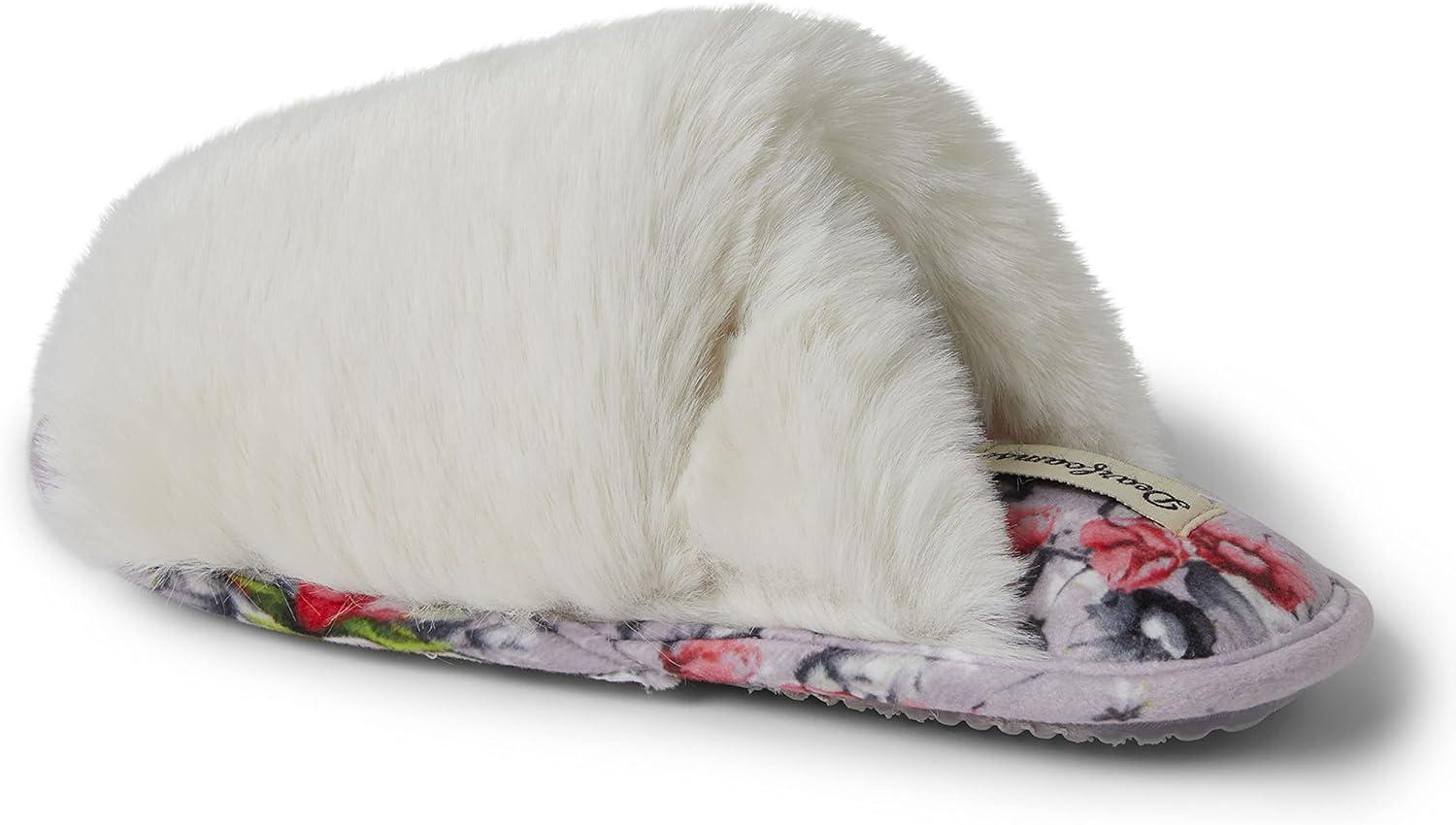 imageDearfoams Womens Mom Cozy Giftable Memory Foam SlippersMuslin