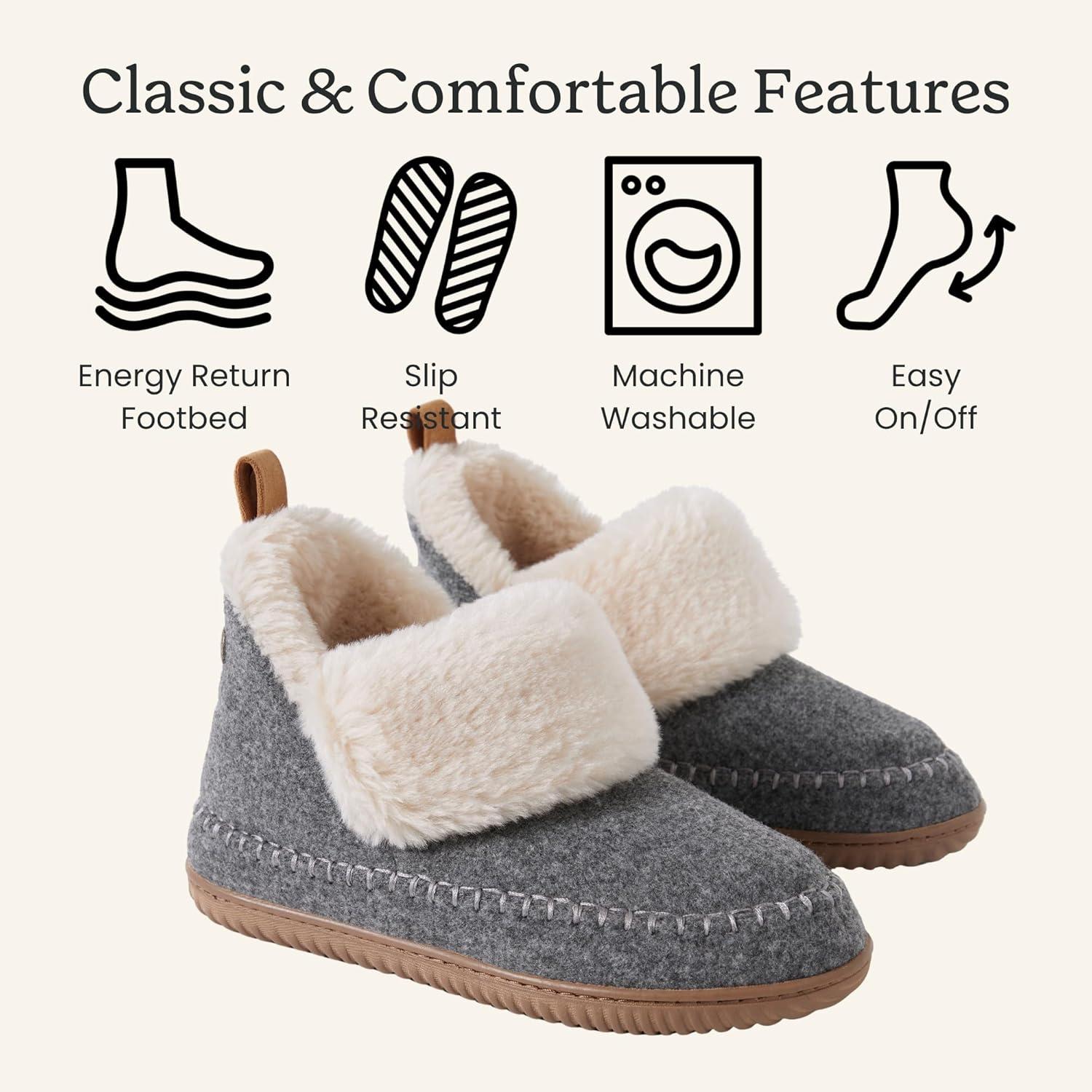 imageDearfoams Womens Moritz Mountain Energy Return Technology BootieGrey