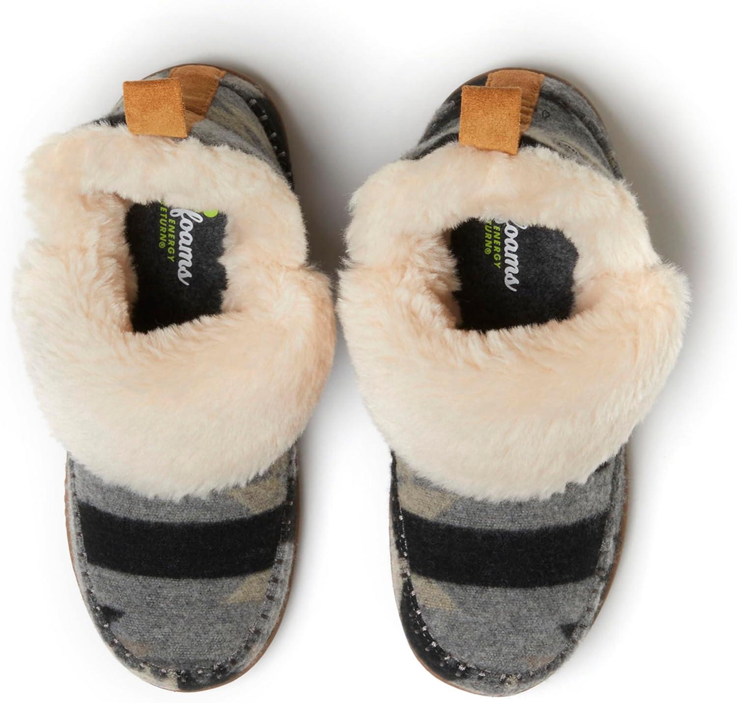 imageDearfoams Womens Moritz Mountain Energy Return Technology BootieGrey Combo