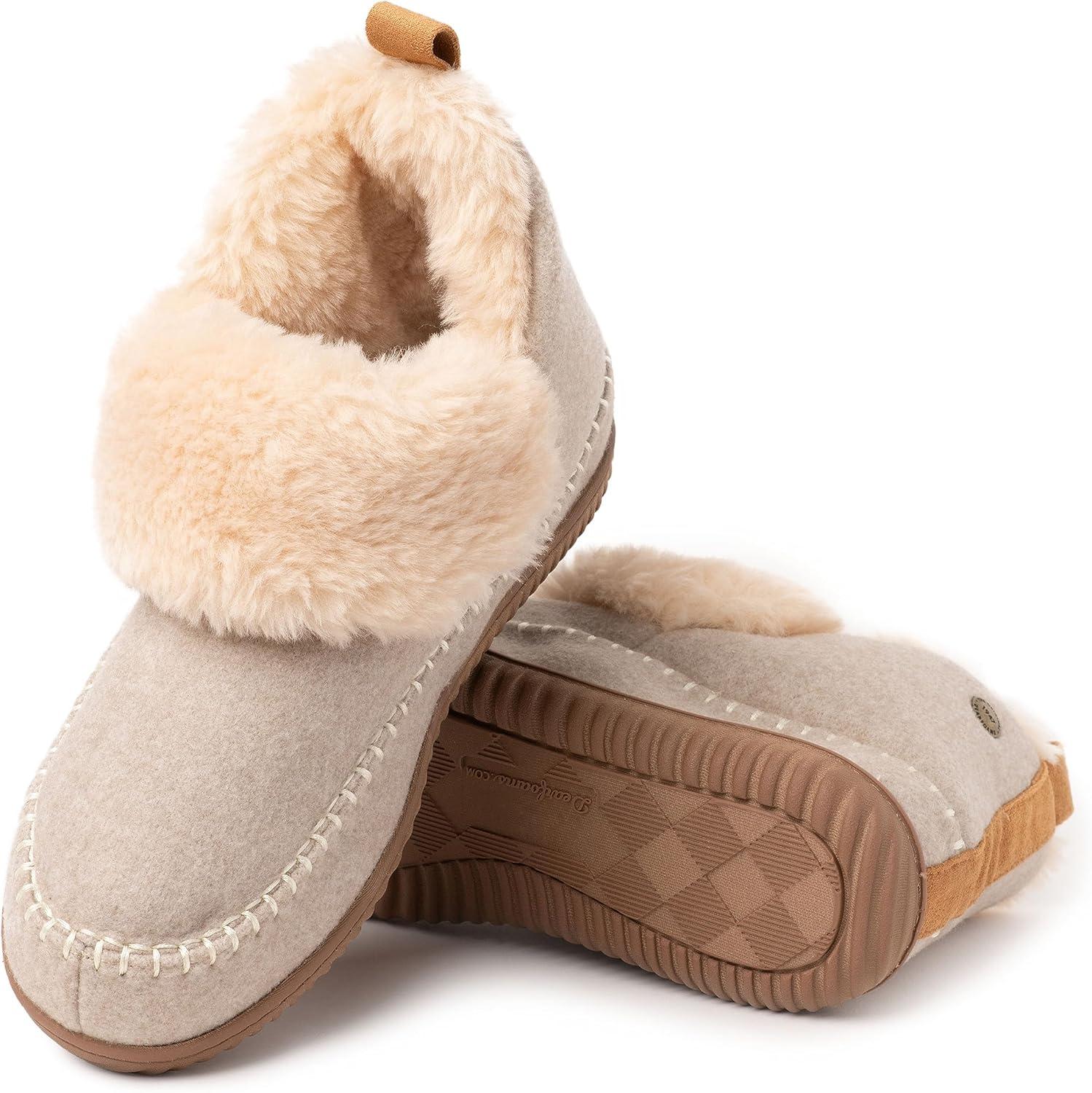 imageDearfoams Womens Moritz Mountain Energy Return Technology BootieOatmeal Heather