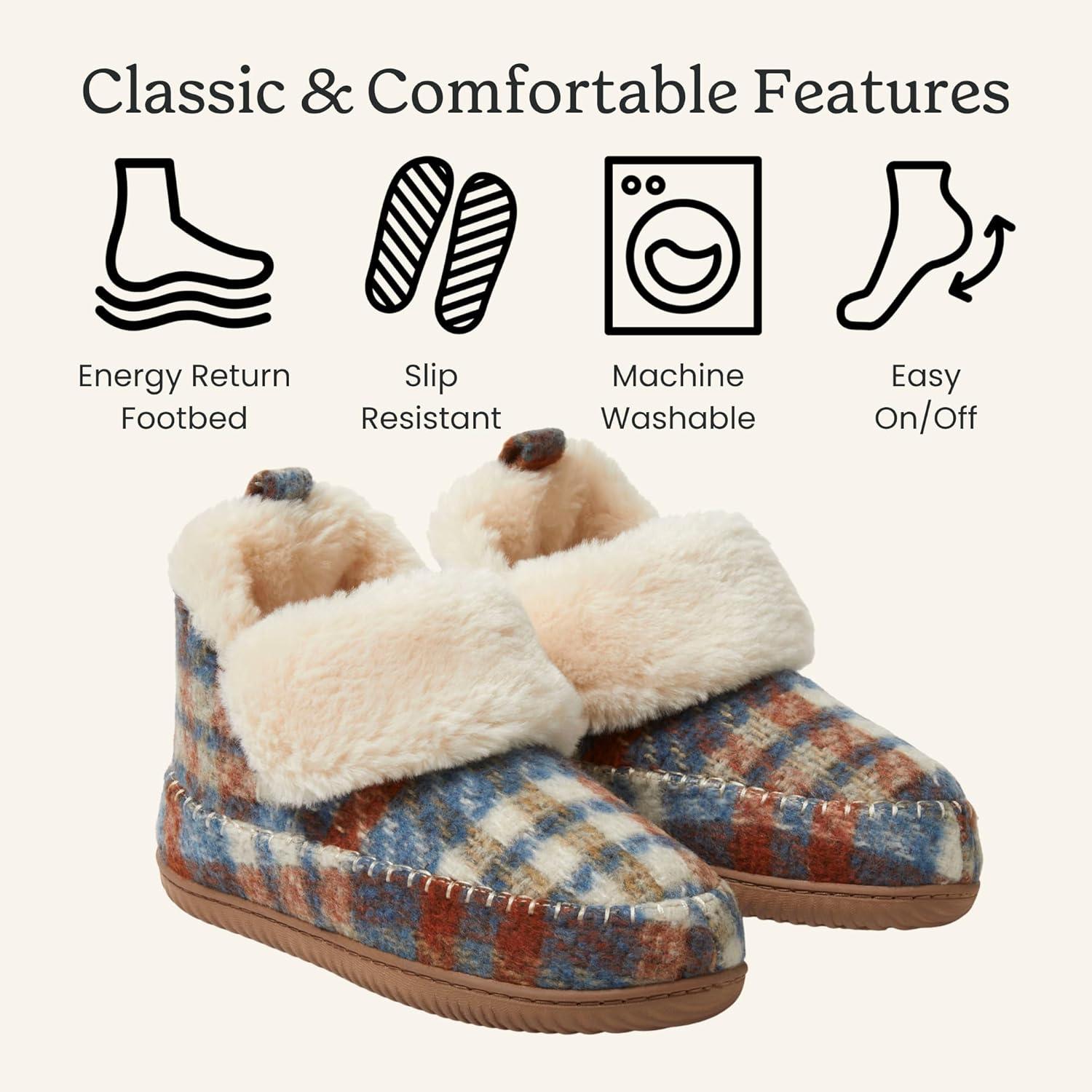 imageDearfoams Womens Moritz Mountain Energy Return Technology BootieWarm Combo