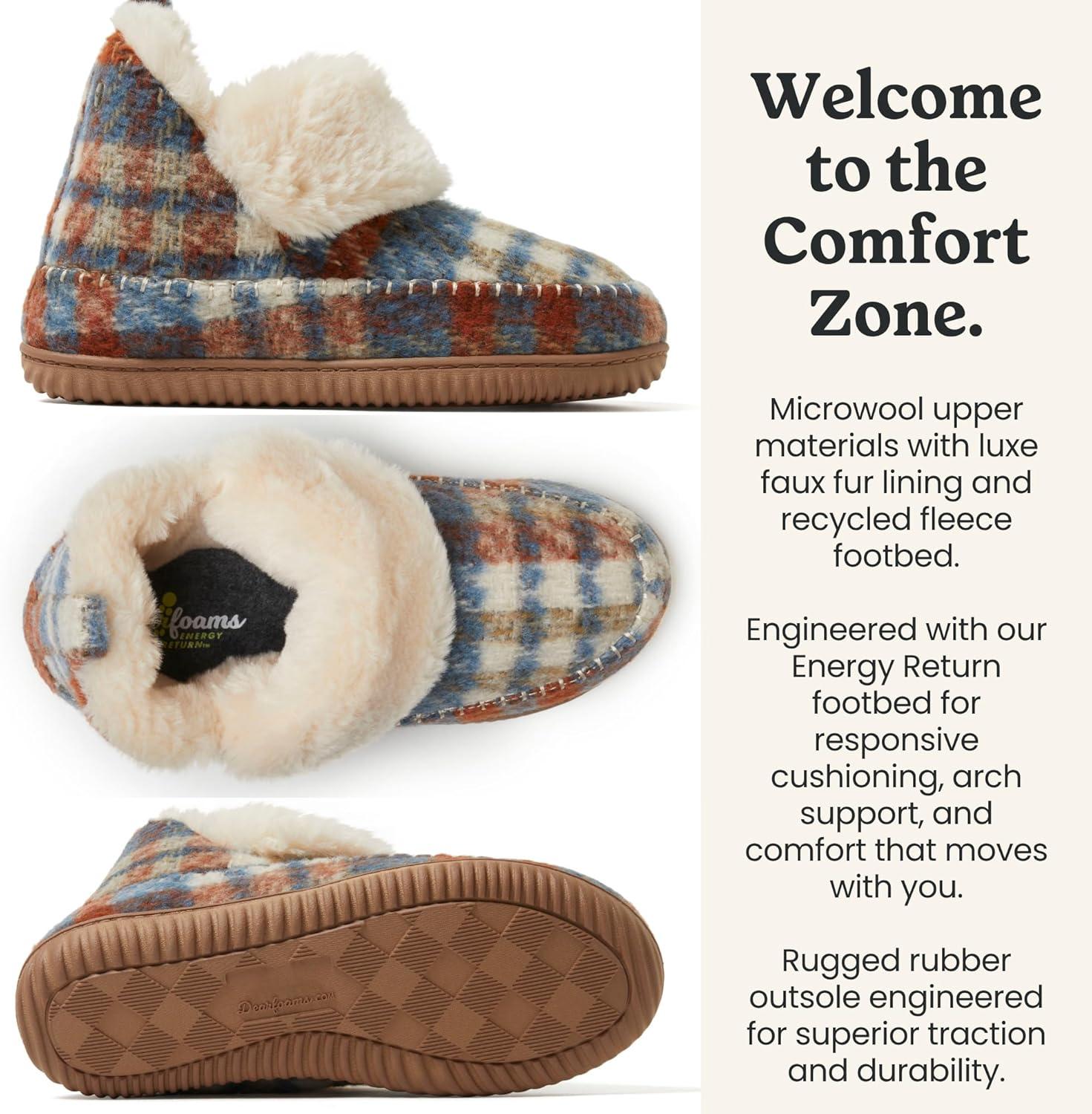 imageDearfoams Womens Moritz Mountain Energy Return Technology BootieWarm Combo