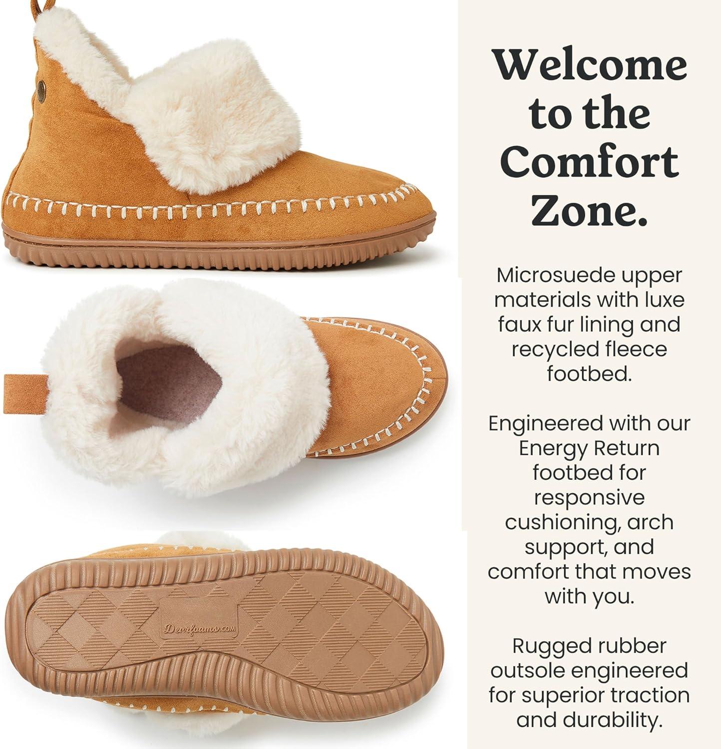 imageDearfoams Womens Moritz Mountain Energy Return Technology BootieWhiskey