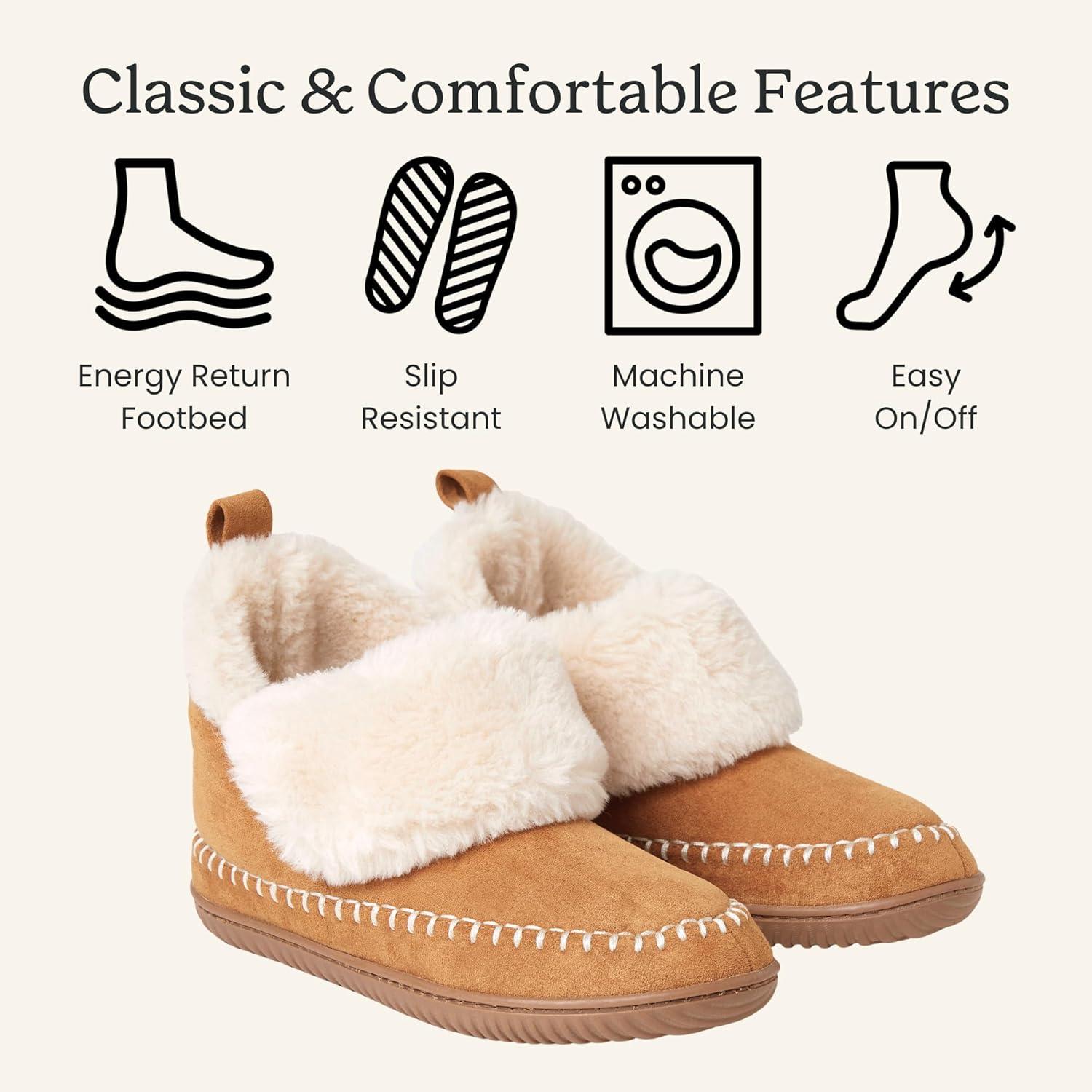 imageDearfoams Womens Moritz Mountain Energy Return Technology BootieWhiskey