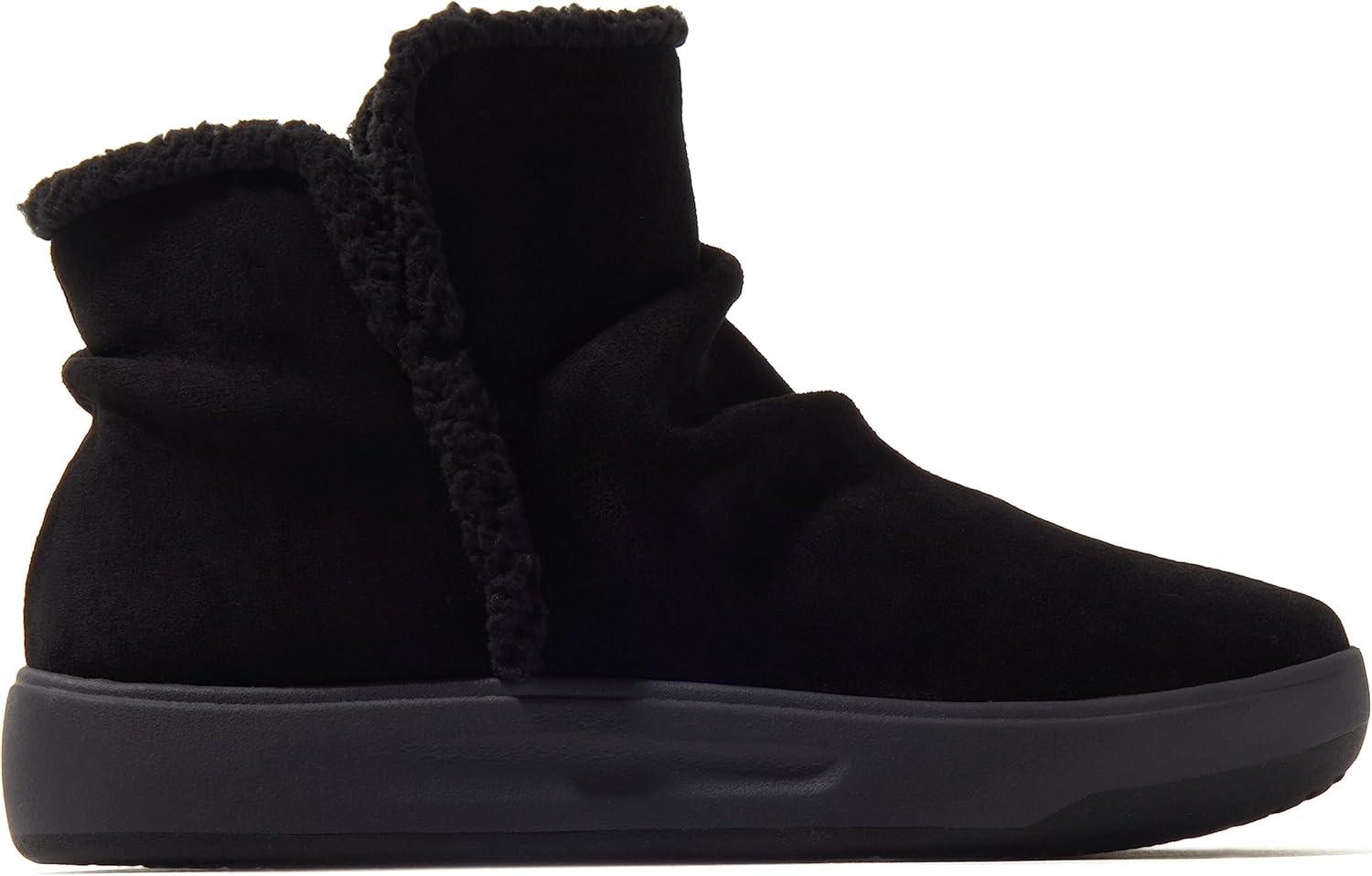 imageDearfoams Womens Pine All Day Comfort and Water Resistant Ankle BootBlack