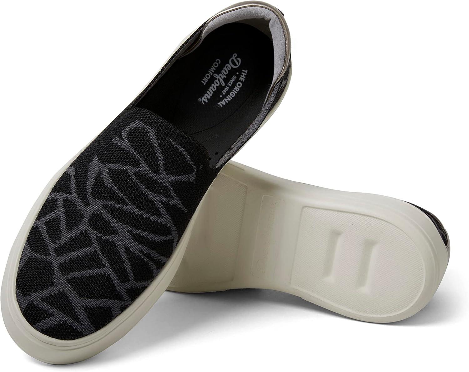 imageDearfoams Womens Sophie LoafersBlack Print