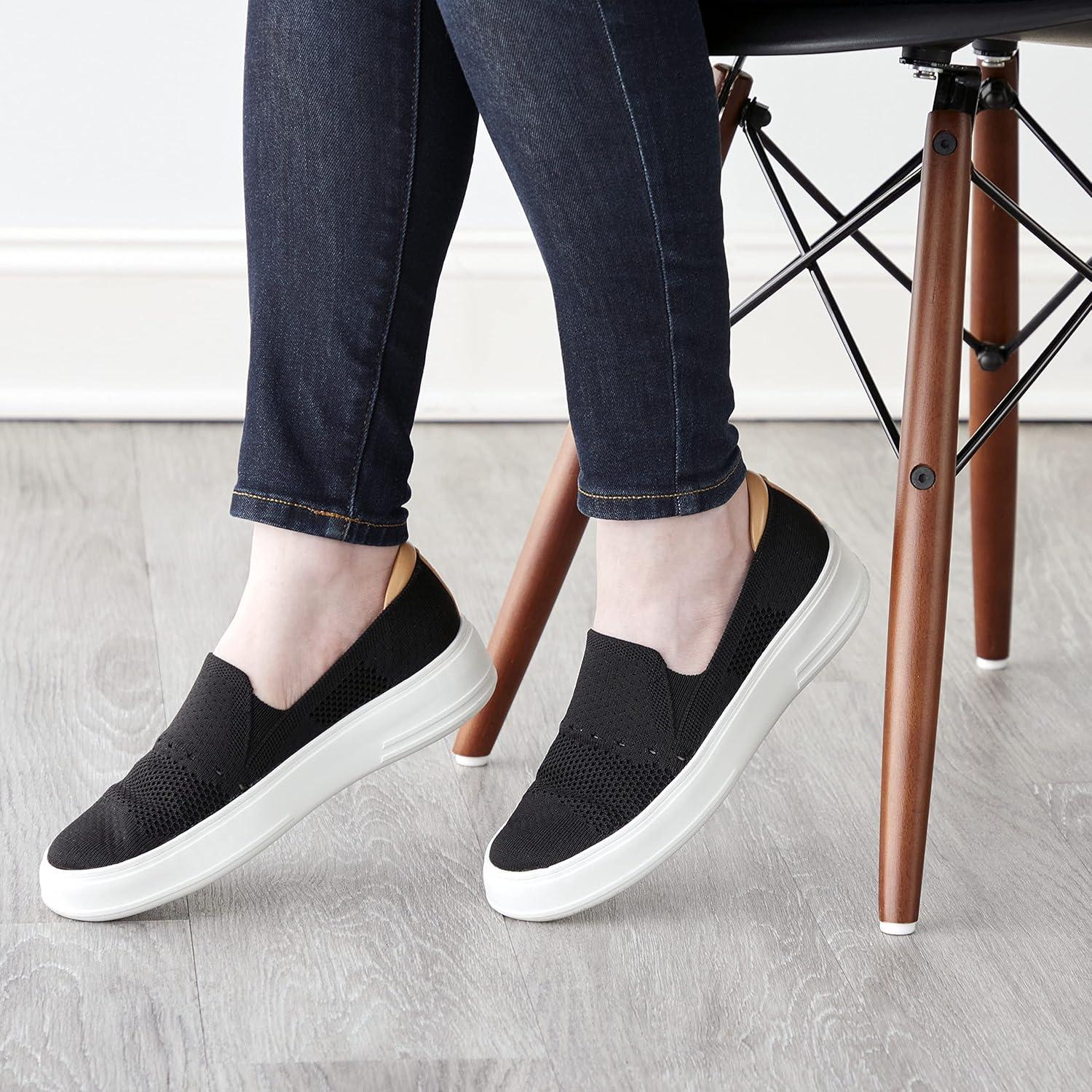 imageDearfoams Womens Sophie LoafersBlack Print