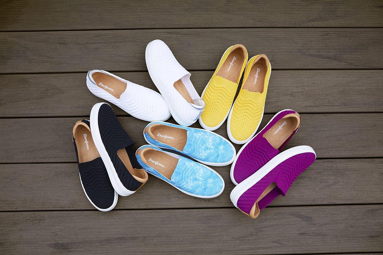 imageDearfoams Womens Sophie LoafersBlackWhite