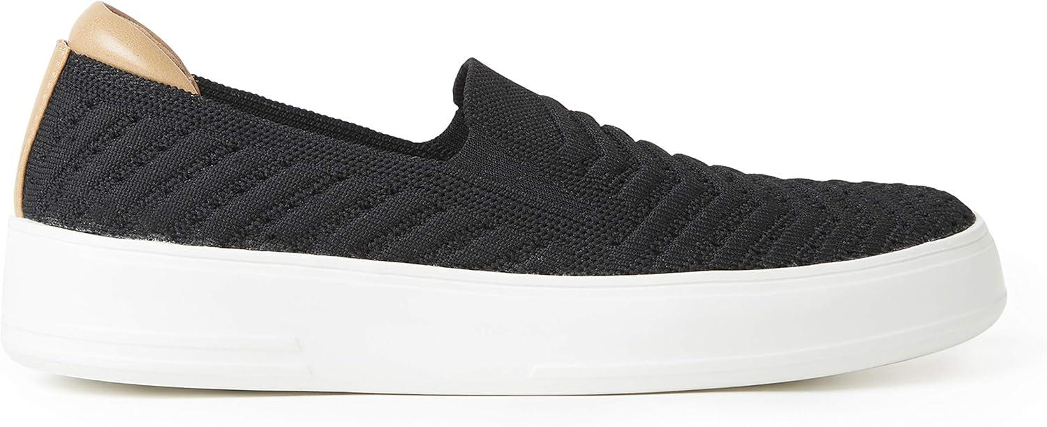 imageDearfoams Womens Sophie LoafersBlackWhite