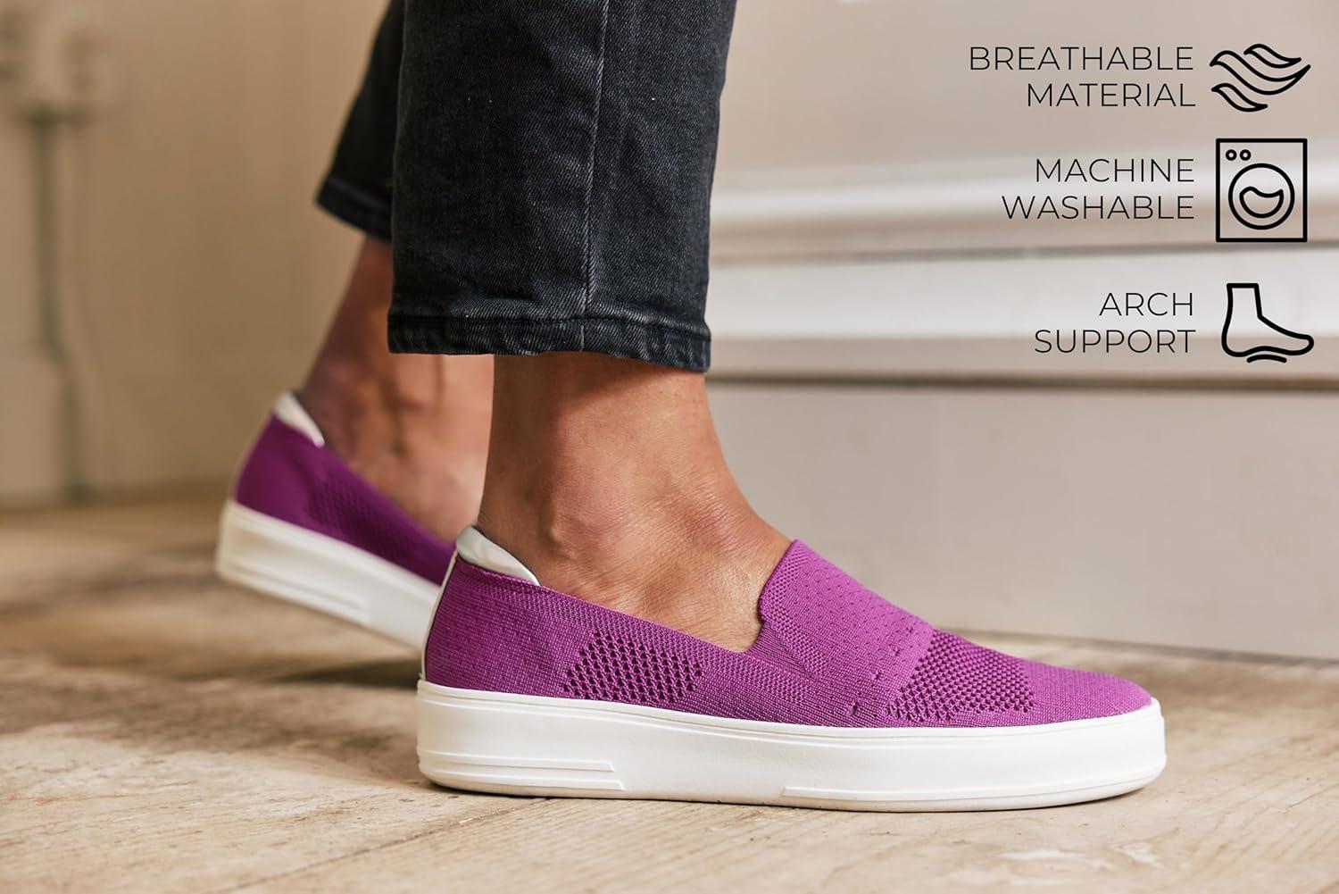 imageDearfoams Womens Sophie LoafersMystic Purple