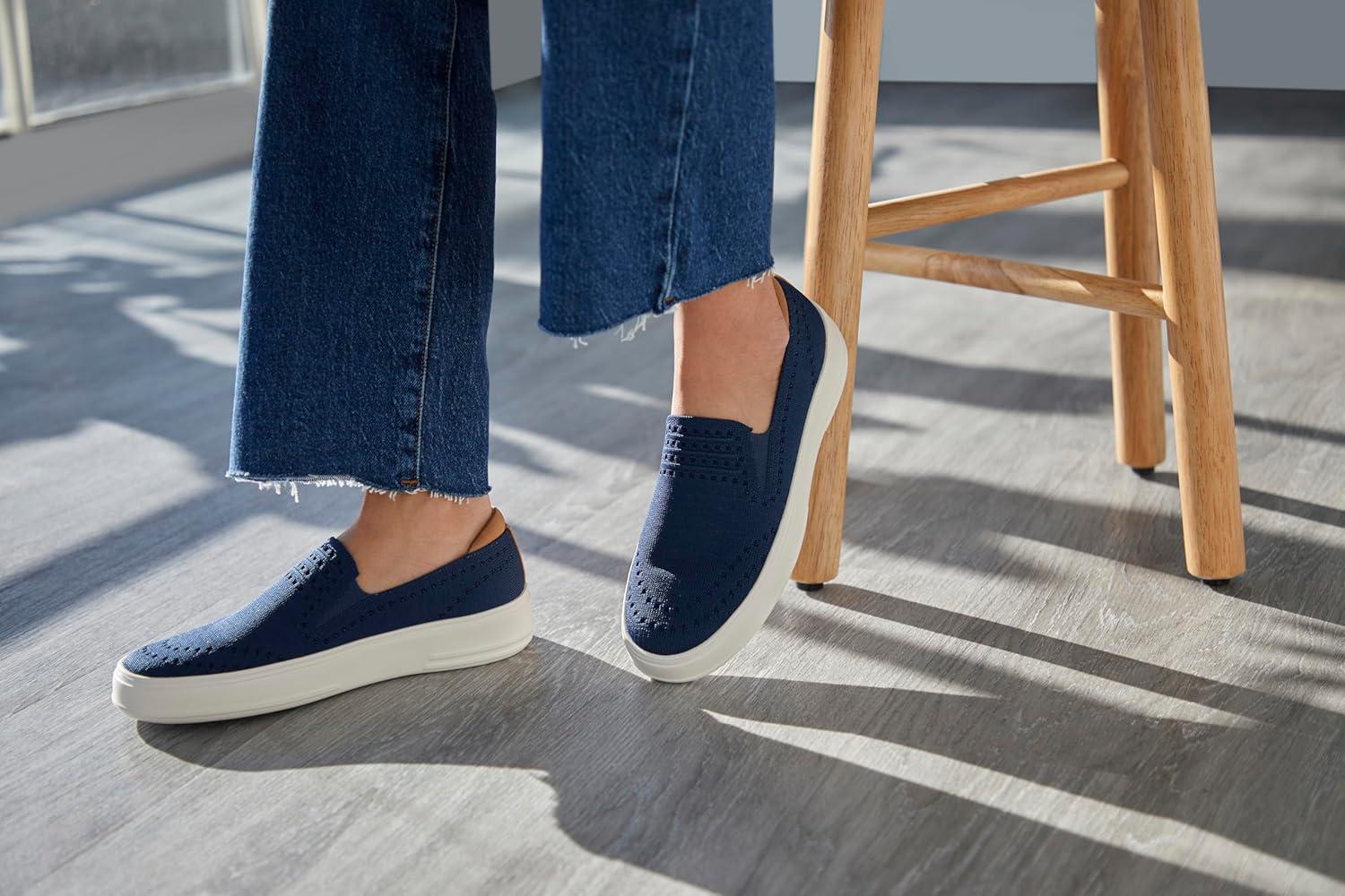 imageDearfoams Womens Sophie LoafersNavy 2