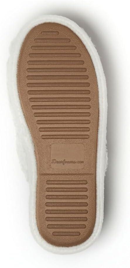 imageDearfoams Womens Ugly Sweater Closed Toe Scuff SlipperChristmas Lights