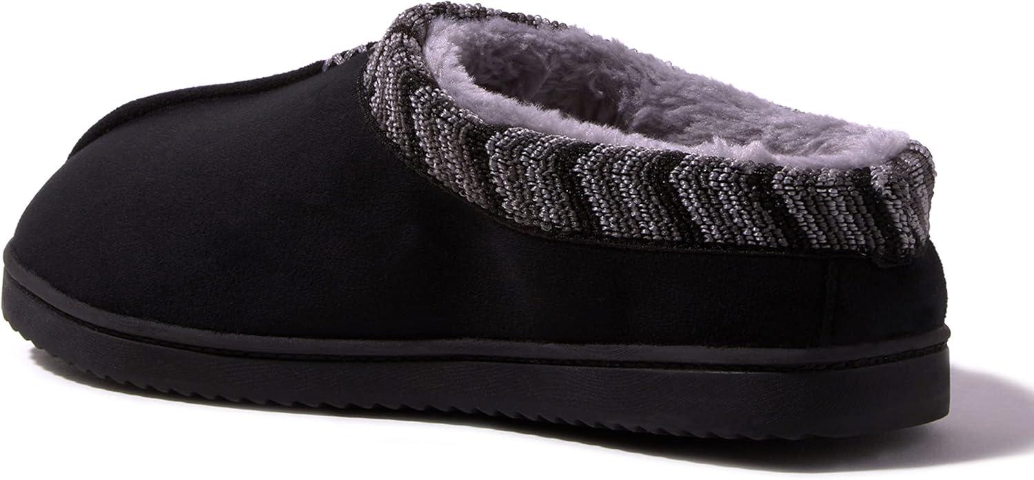 imageDearfoams Womens Wren High Vamp Clog IndoorOutdoor Memory Foam House ShoeBlack
