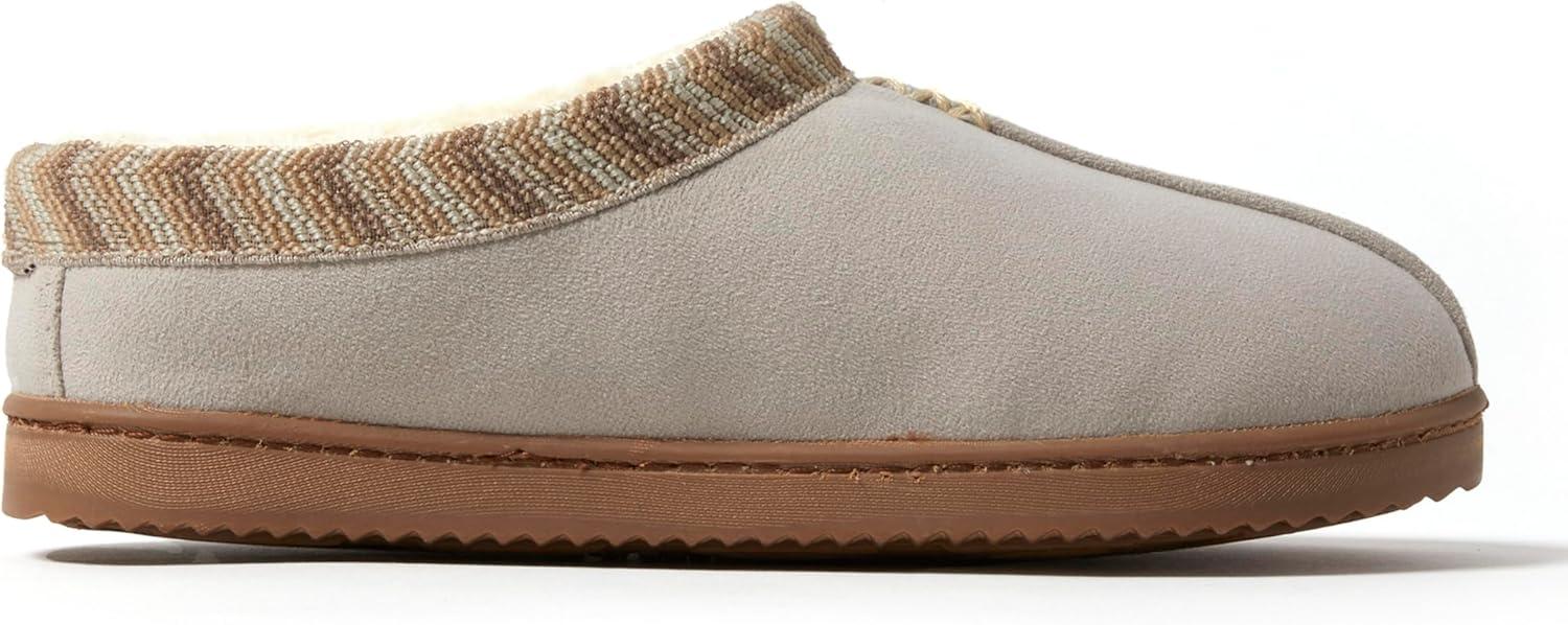 imageDearfoams Womens Wren High Vamp Clog IndoorOutdoor Memory Foam House ShoePewter