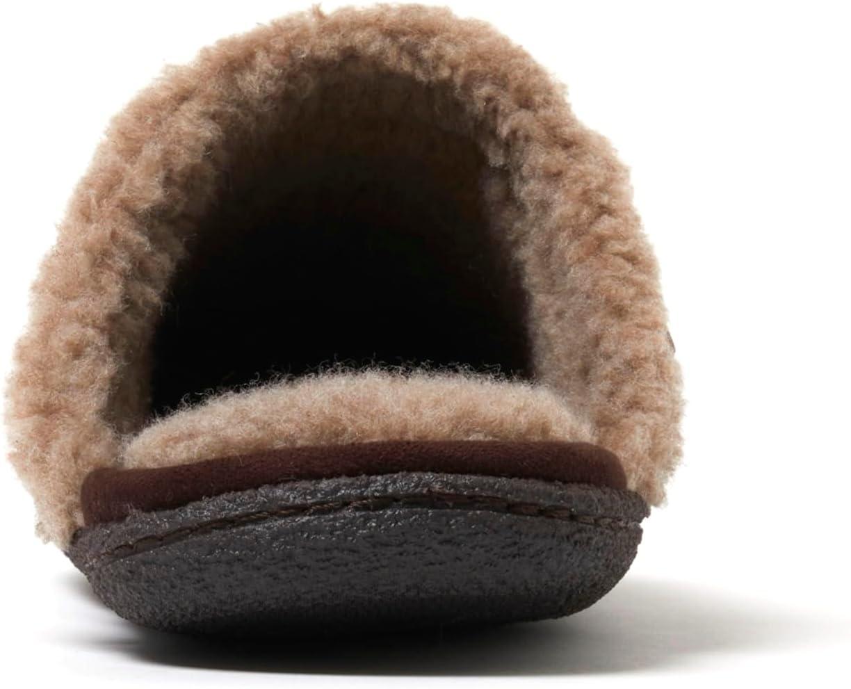 imageDearfoams mens Matthew Moc Toe Scuff Indoor Outdoor House ShoeCoffee