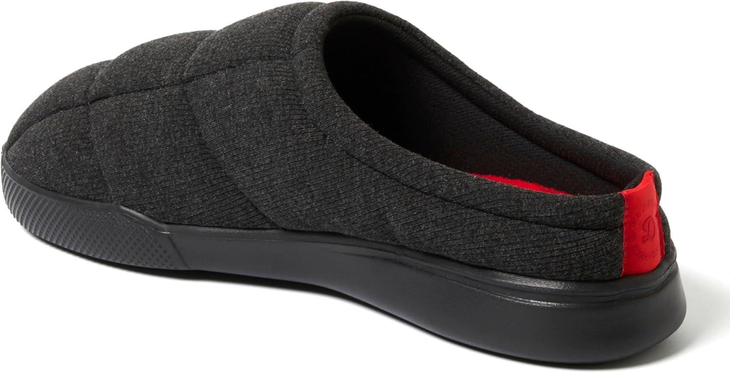 imageDearfoams mens Memory Foam Indoor Outdoor House Slipper Brayden Clog Gifts for MenBlack