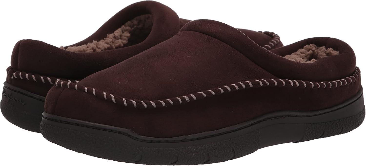 imageDearfoams mens Thompson Memory Foam Clog SlipperSlipperCoffee