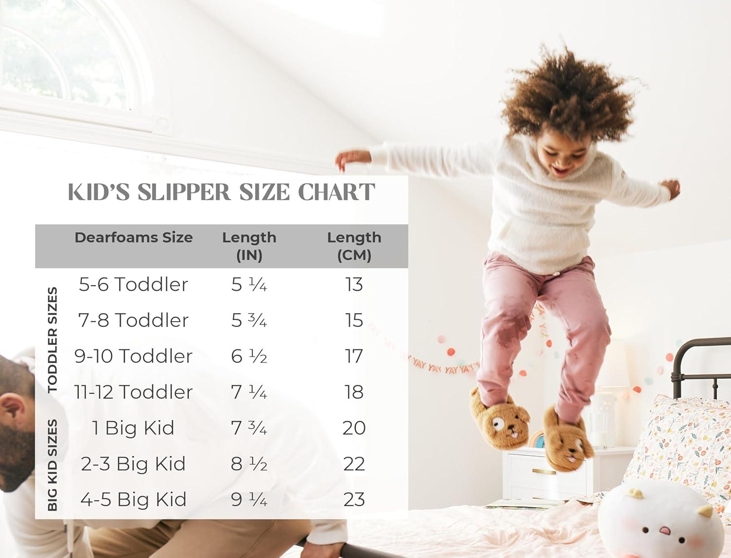 imageDearfoams unisexchild Kids Toddlers Whimsical Animal Critter Washable SlipperBrown Dog