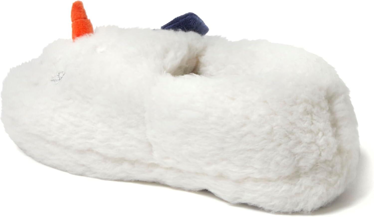imageDearfoams unisexchild Kids Toddlers Whimsical Animal Critter Washable SlipperKids Snowman