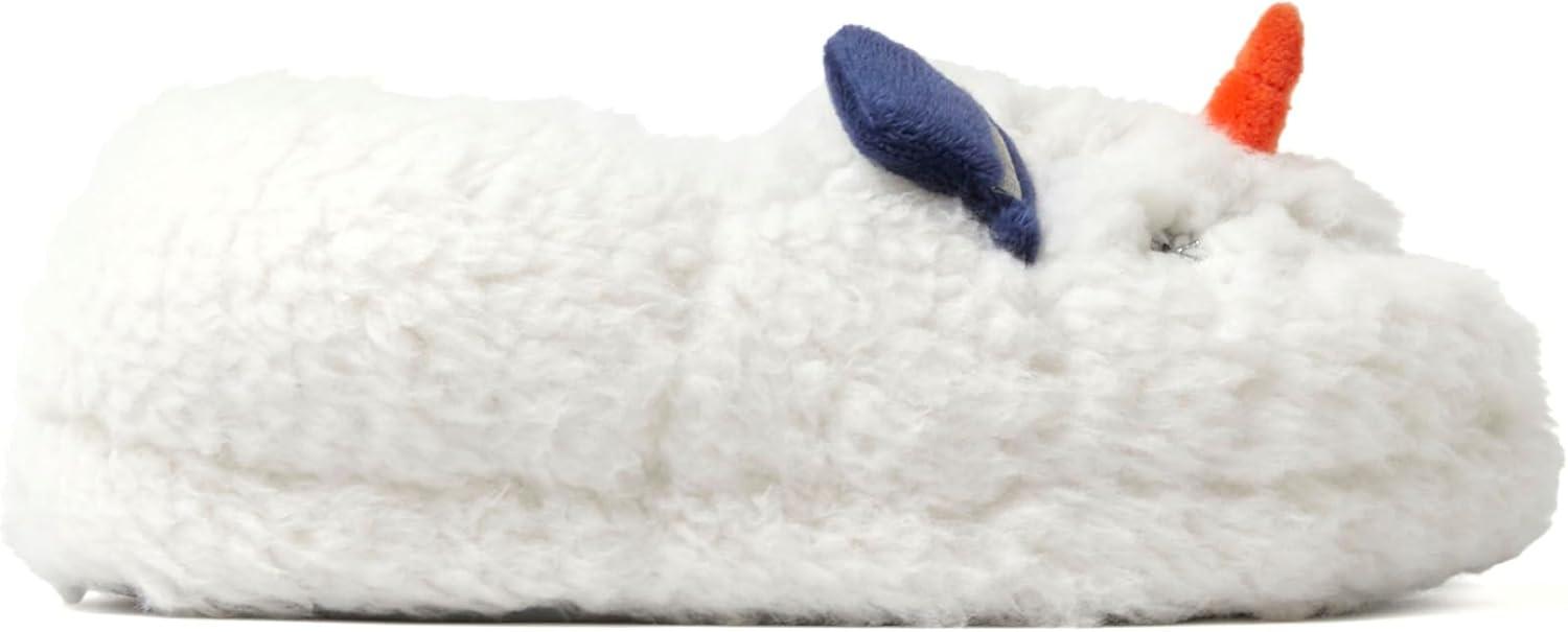 imageDearfoams unisexchild Kids Toddlers Whimsical Animal Critter Washable SlipperKids Snowman