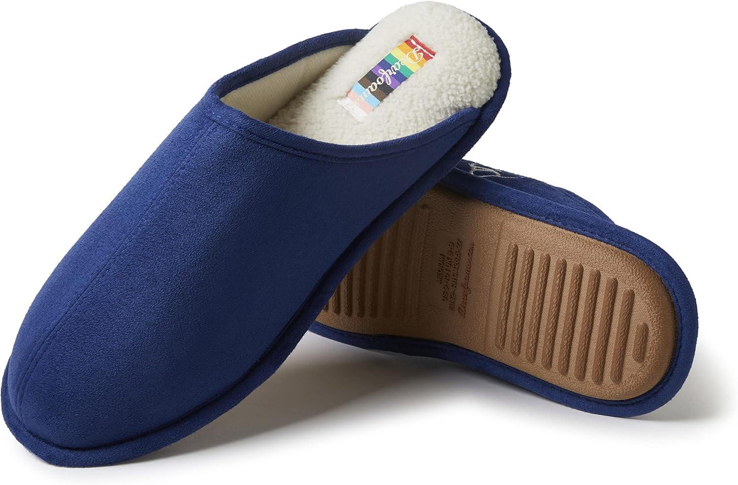 imageDearfoams womens Celebrates Pride Scuff With Inclusive SizingBlue