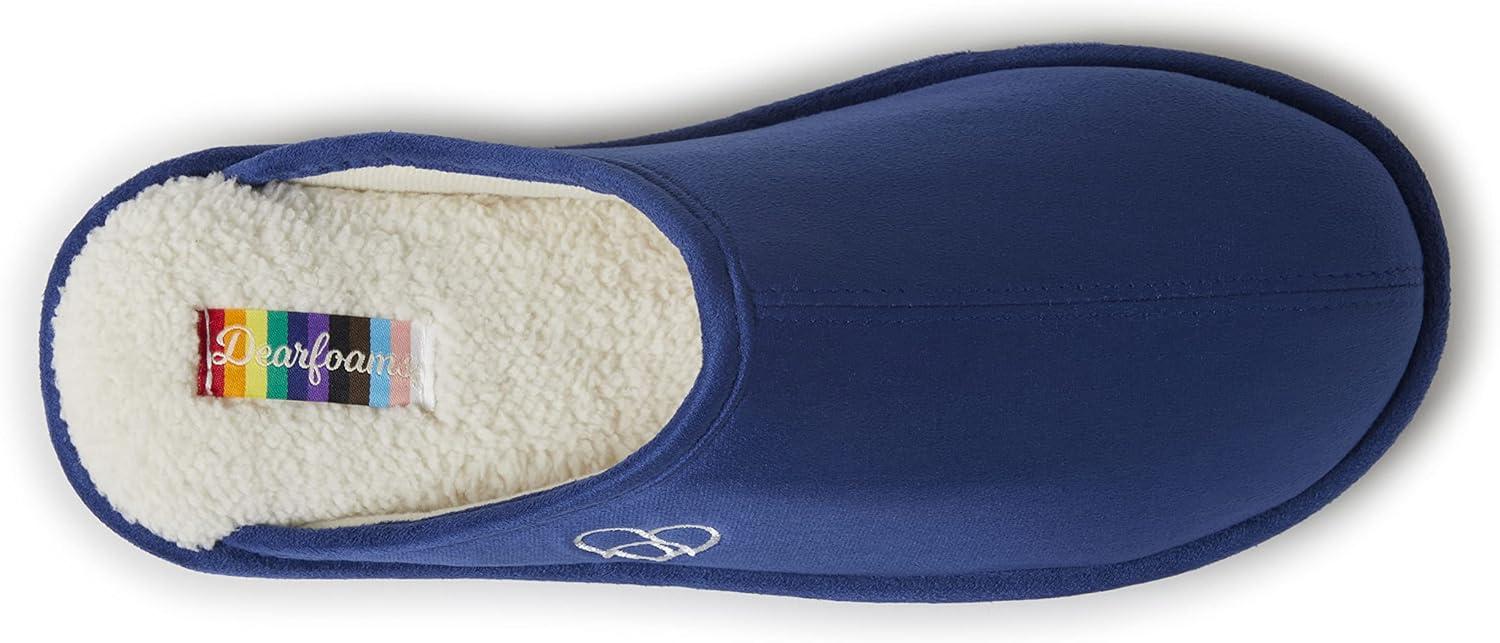 imageDearfoams womens Celebrates Pride Scuff With Inclusive SizingBlue