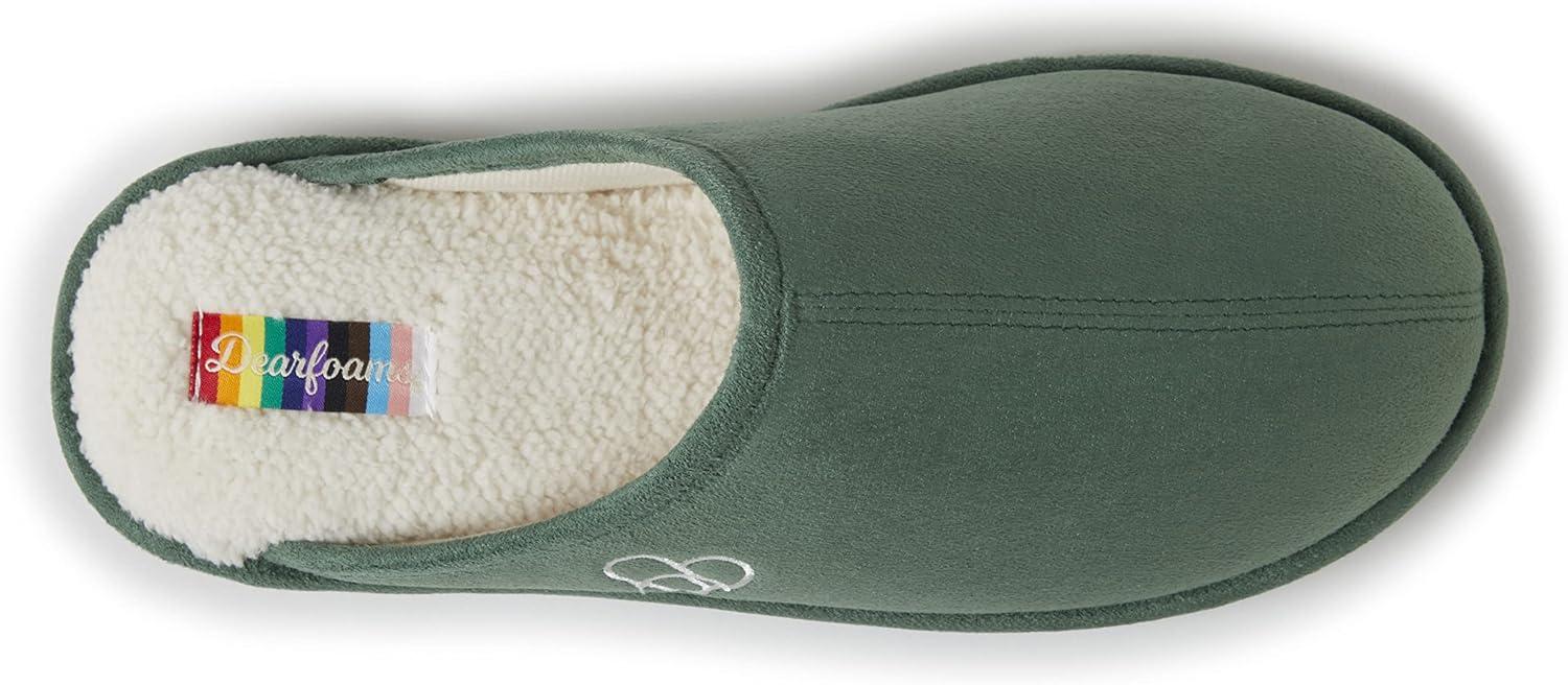 imageDearfoams womens Celebrates Pride Scuff With Inclusive SizingGreen