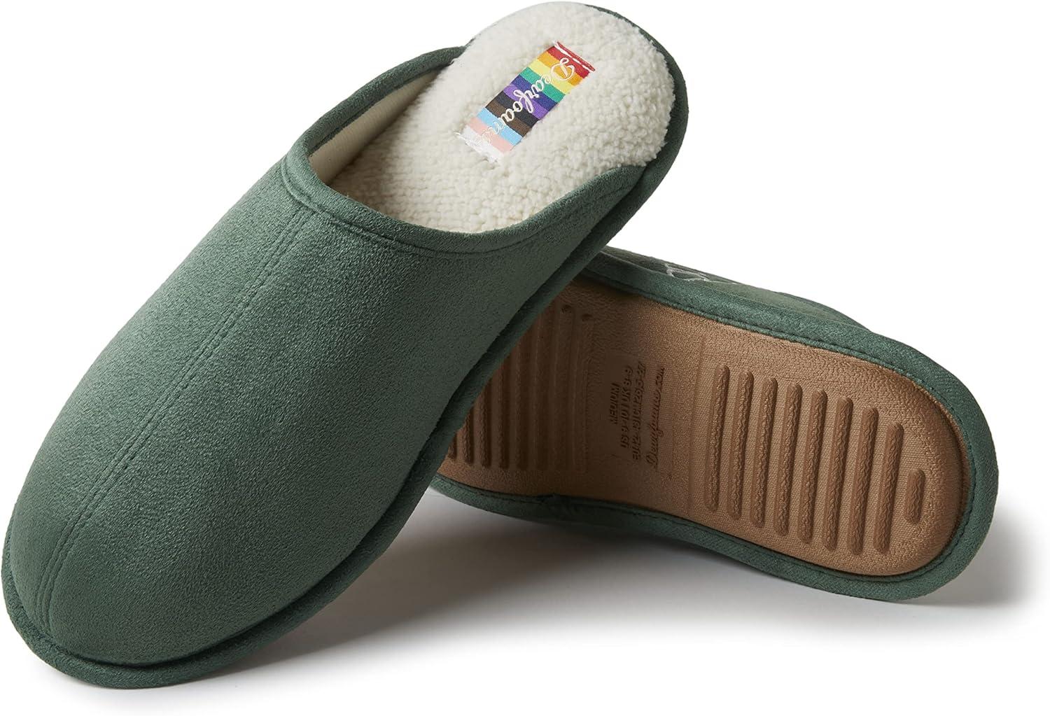 imageDearfoams womens Celebrates Pride Scuff With Inclusive SizingGreen