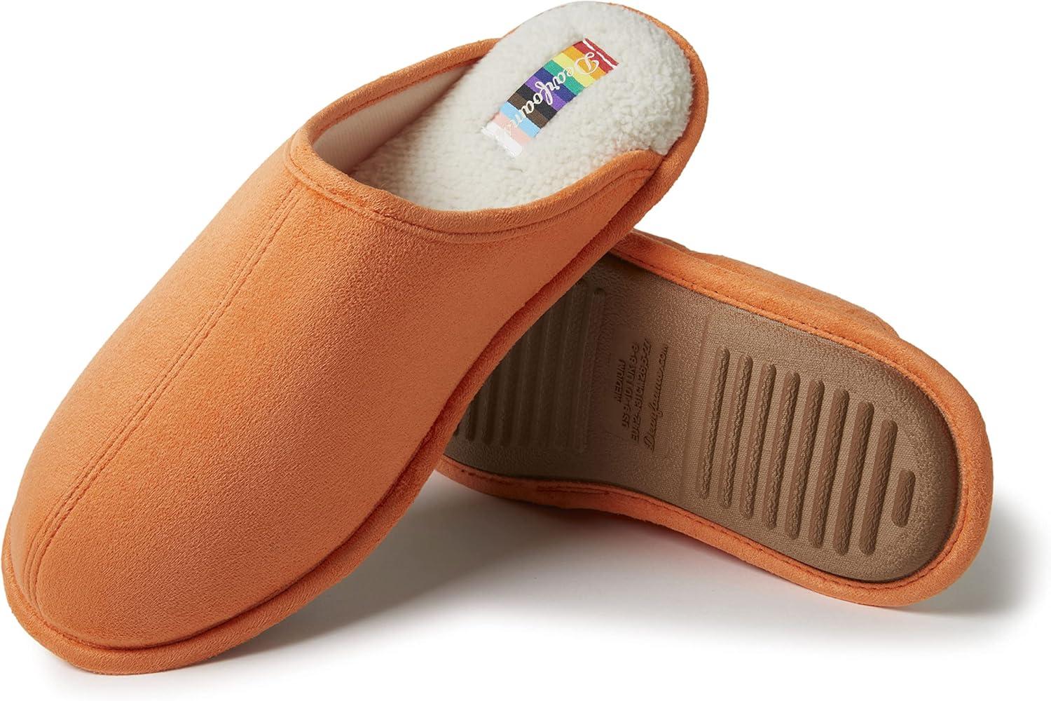 imageDearfoams womens Celebrates Pride Scuff With Inclusive SizingOrange