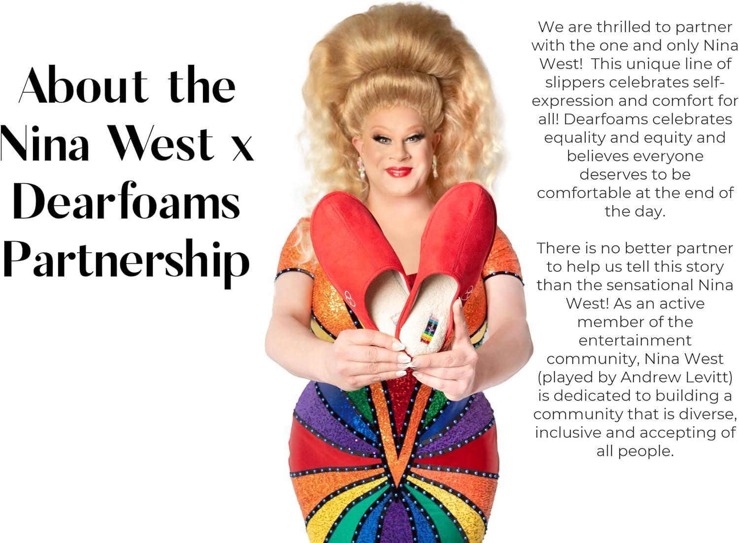 imageDearfoams womens Celebrates Pride Scuff With Inclusive SizingPurple