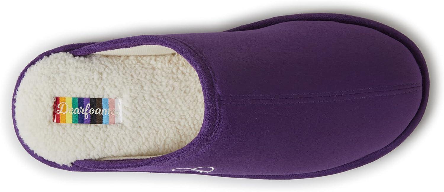 imageDearfoams womens Celebrates Pride Scuff With Inclusive SizingPurple