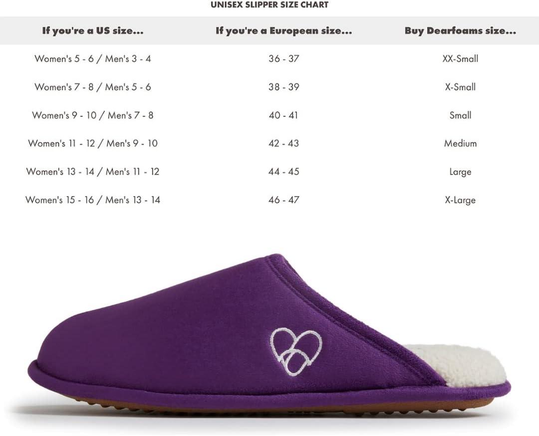 imageDearfoams womens Celebrates Pride Scuff With Inclusive SizingPurple